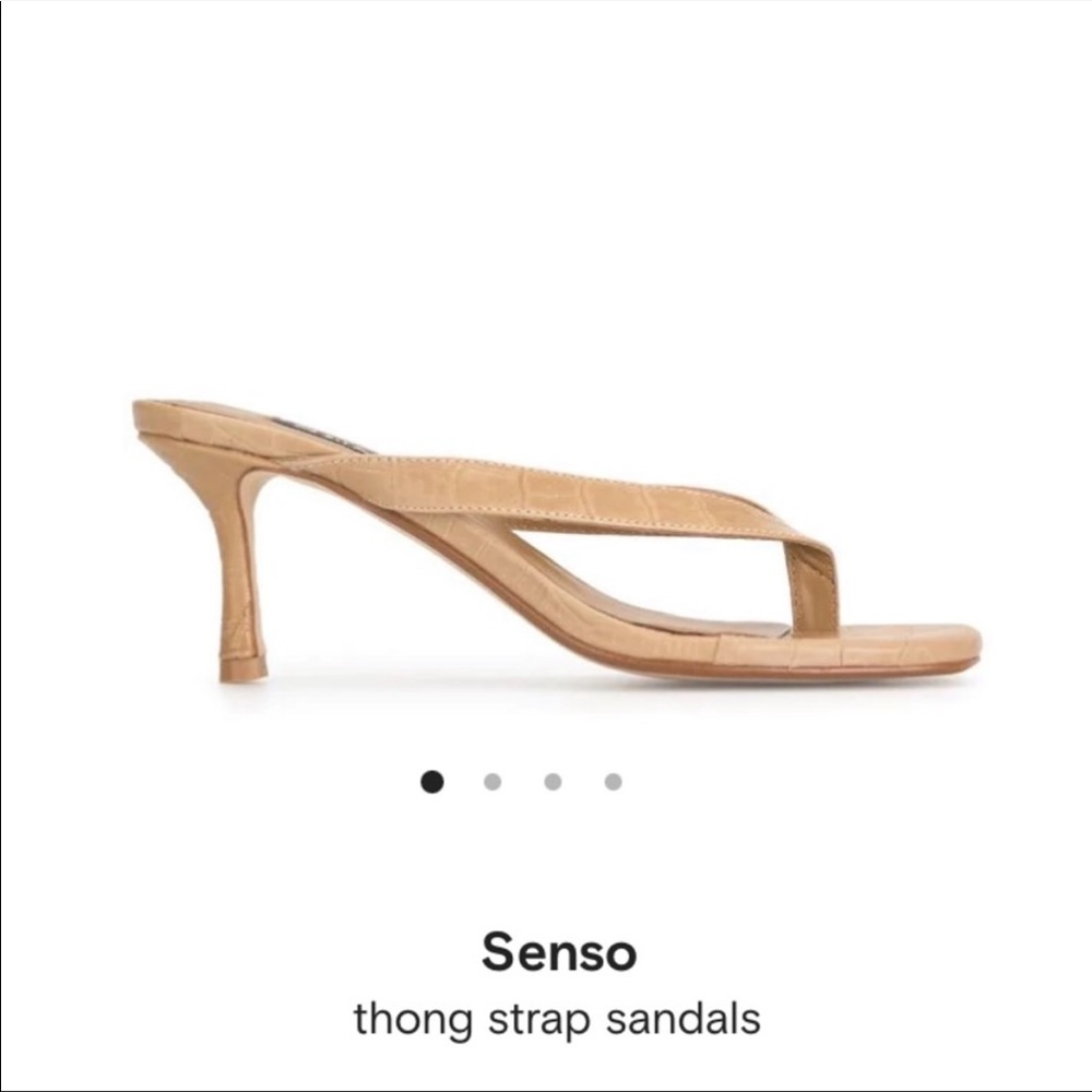 Senso Tan Thong Heeled Sandal | Size 7